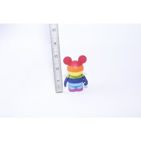 VV Vinylmation, Mickey Mouse, Rainbow Mouse, PVC Figure, 3", Disney Store, Brigh - Picture 3 of 3